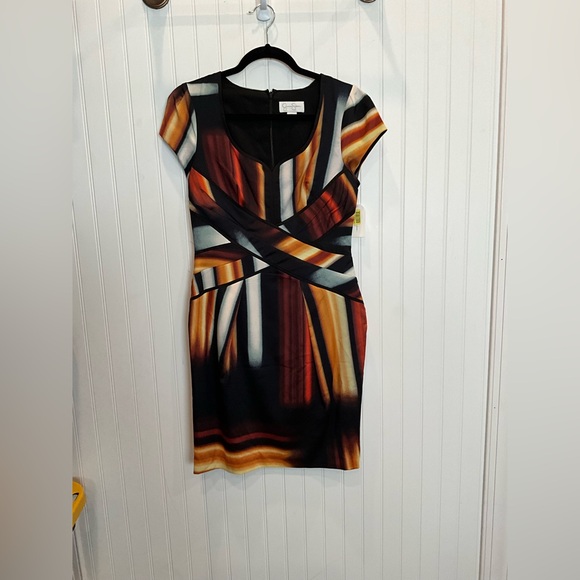 ❄️ Jessica Simpson | Multicolored Sheath Dress Size 6 - Picture 12 of 16